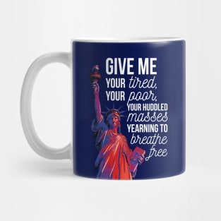 Statue of Liberty Immigration Political Design Mug